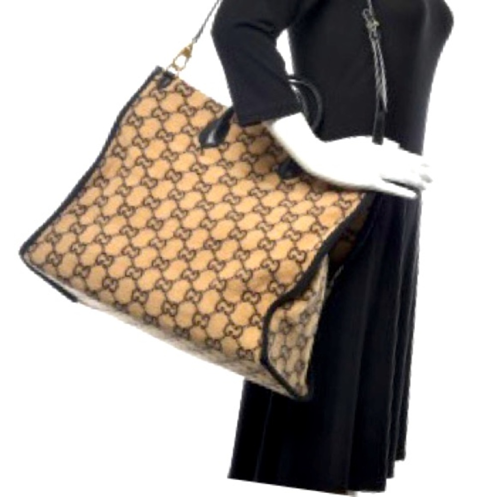 💯 AUTHENTIC GUCCI WOOL TOTE BRAND NEW